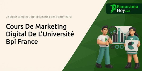 Cours De Marketing Digital De L’Université Bpi France: Le Guide Complet Pour Dirigeants Et Entrepreneurs