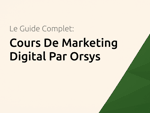Cours De Marketing Digital Par Orsys: Le Guide Complet